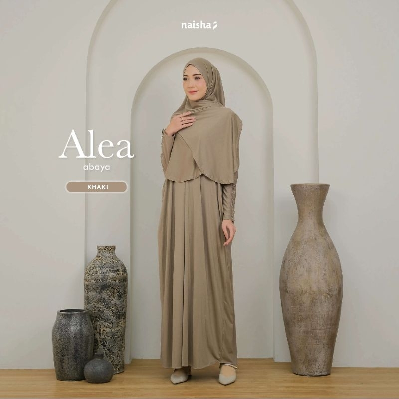 gamis ALEA ABAYA warna KHAKI
