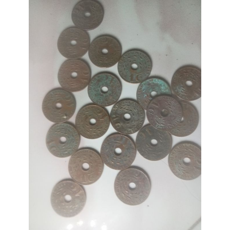 koin belanda 1 cent 20 keping