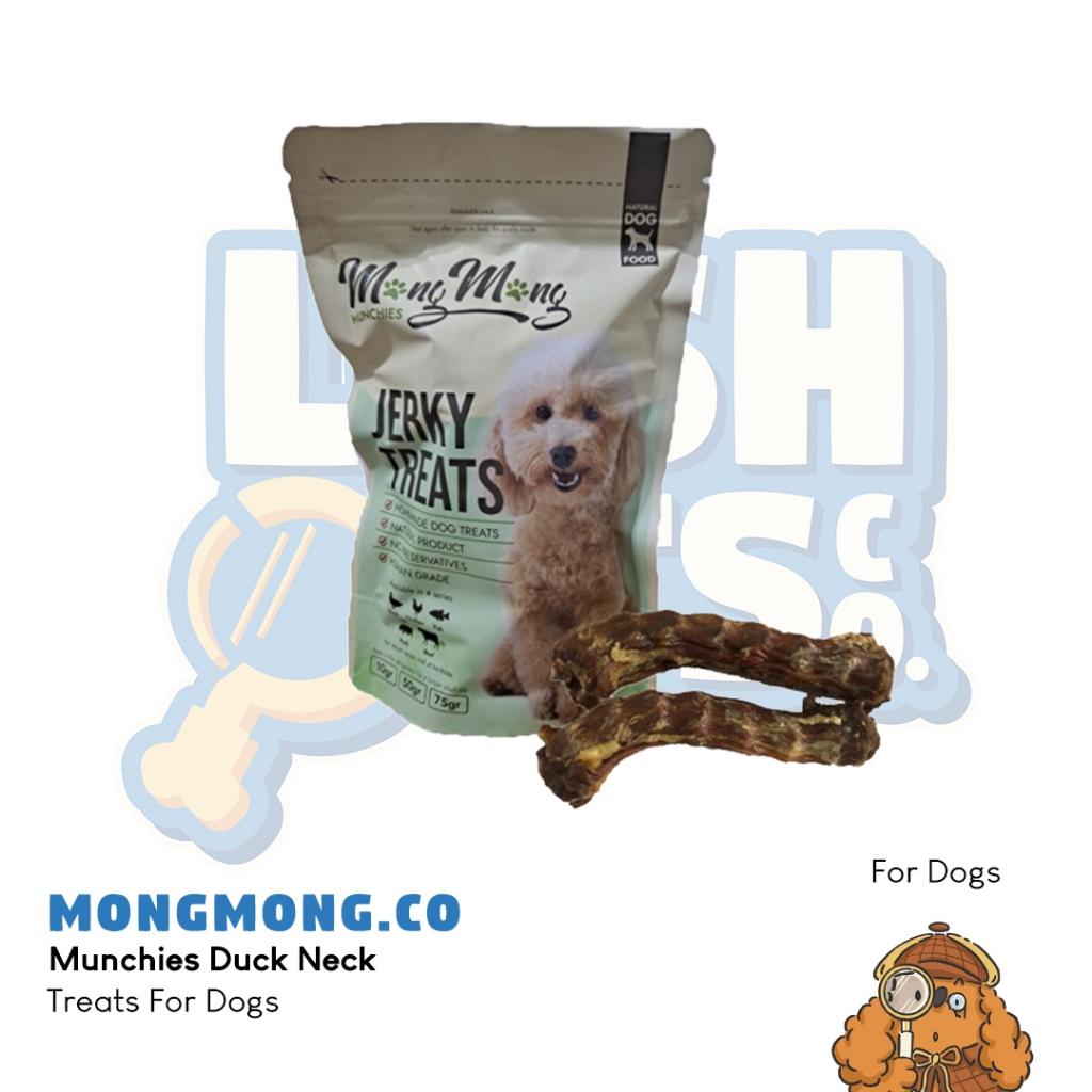 MongMong.Co Munchies Duck Neck Dog Treats