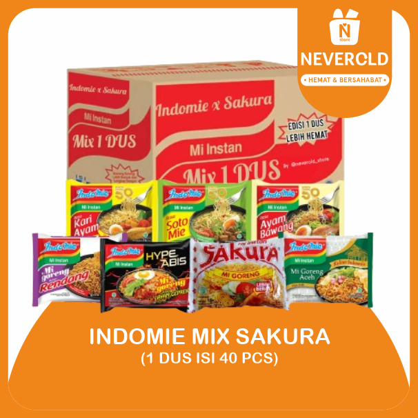 

INDOMIE MIX SAKURA 1 DUS ISI 40 BISA CAMPUR