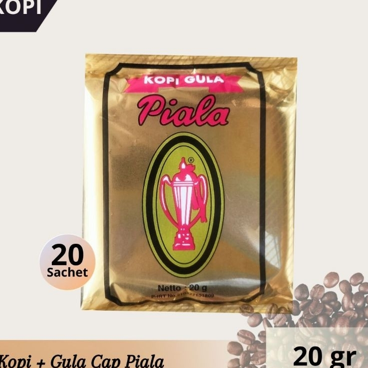 

KOPI + GULA CAP PIALA 1 PACK ISI 20 BUNGKUS | PROMO MURAH