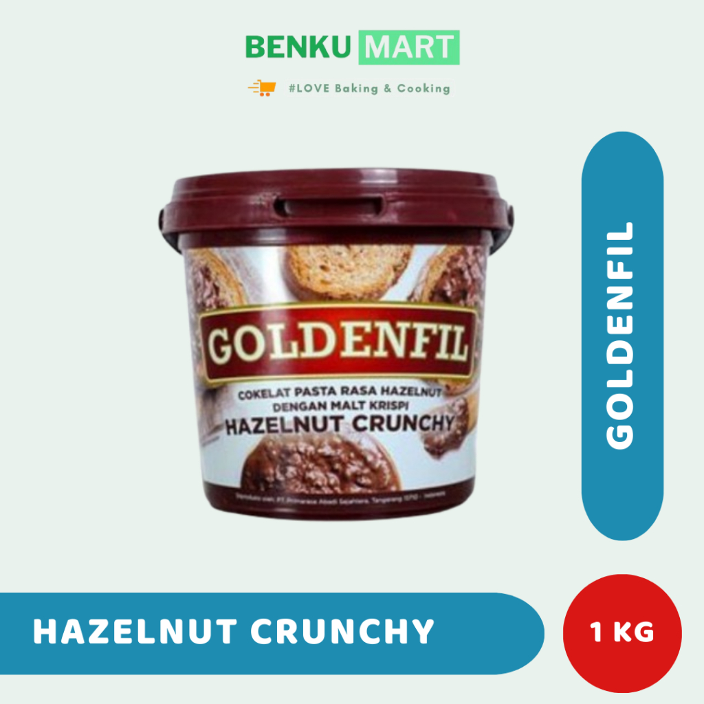 

Goldenfil Hazelnut Crunchy 1 Kg | Selai Hazelnut Crunchy Goldenfil