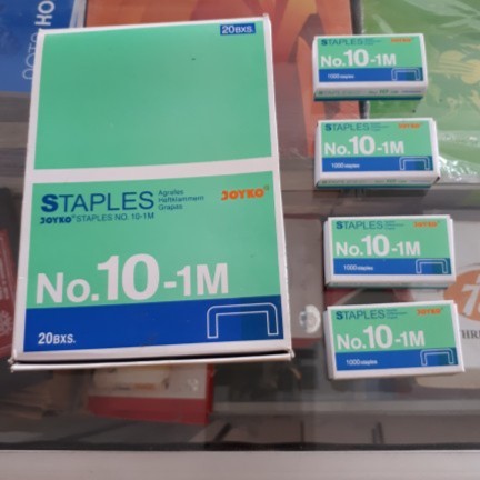 

ISI ULANG/REFIL STAPLES/MERK JOYKO/No. 10-1M/20PACKS