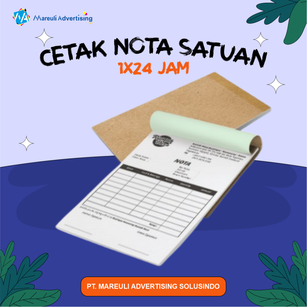 

Cetak Nota Satuan Custom
