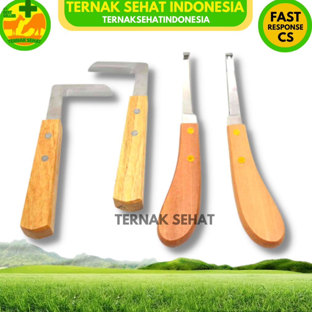 KODE L3E6 PISAU POTONG KUKU SAPI KOMPLIT  ALAT POTONG KUKU SAPI  Rennet Hoof Trimmer