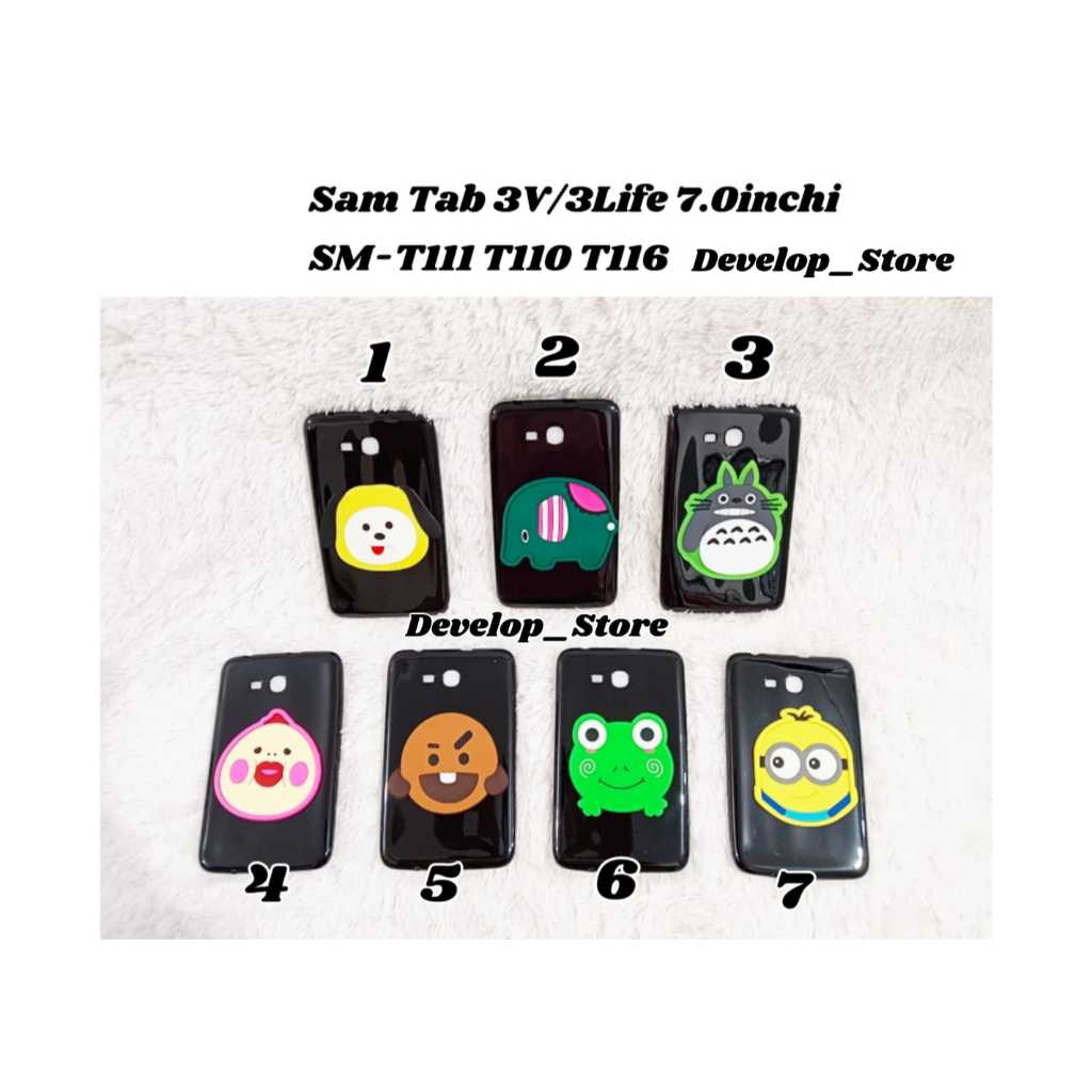 SoftCase Silicon Motif Samsung Galaxy Tab 3v/3lite SM-T111 T110 T116