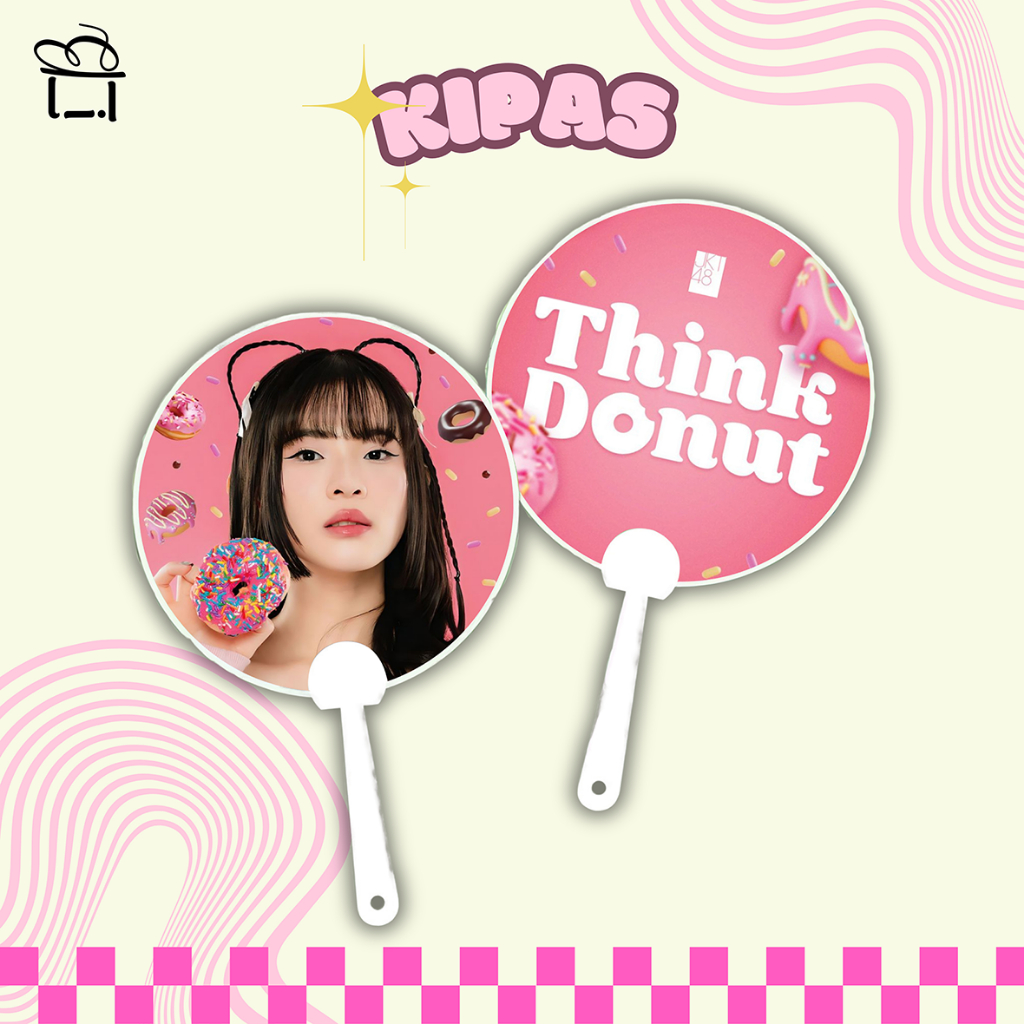 KIPAS TANGAN | HAND FAN | SOUVENIR CUSTOM 2 SISI