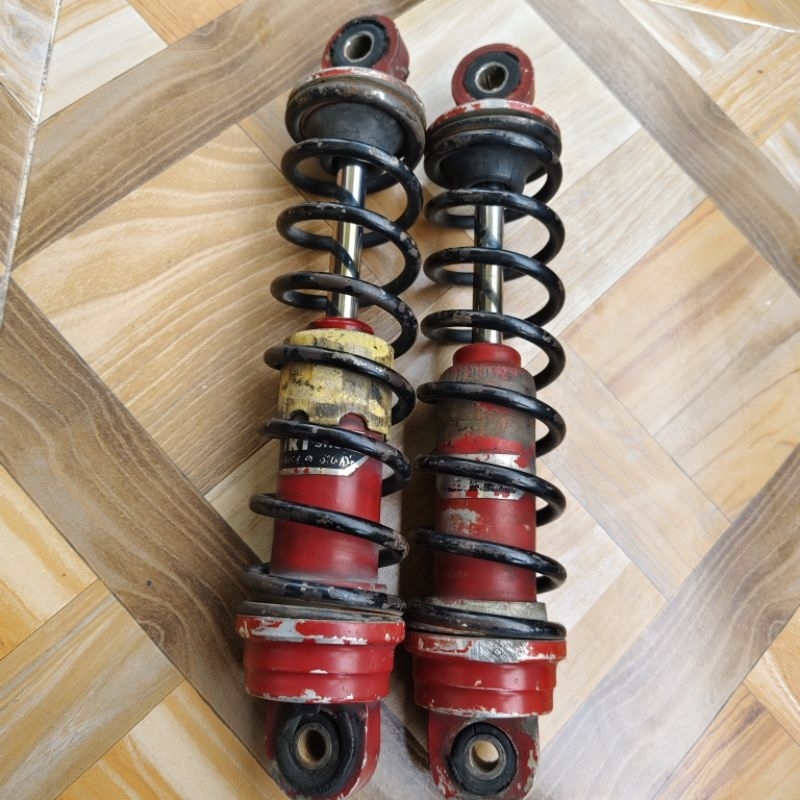 shock breaker belakang MIKI uk 280mm skok absorber bebek jupiter vega force 1 fizr