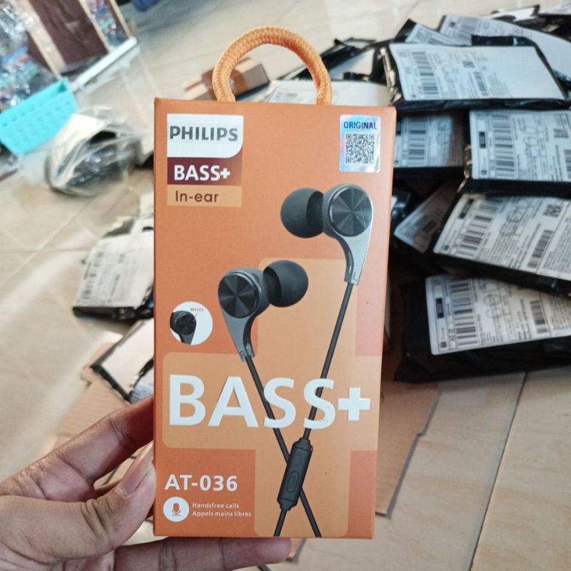 handsfree headset philips PHP-036 EARPHONE headset super bass SUPER BASS INDONESIA PHILIPS