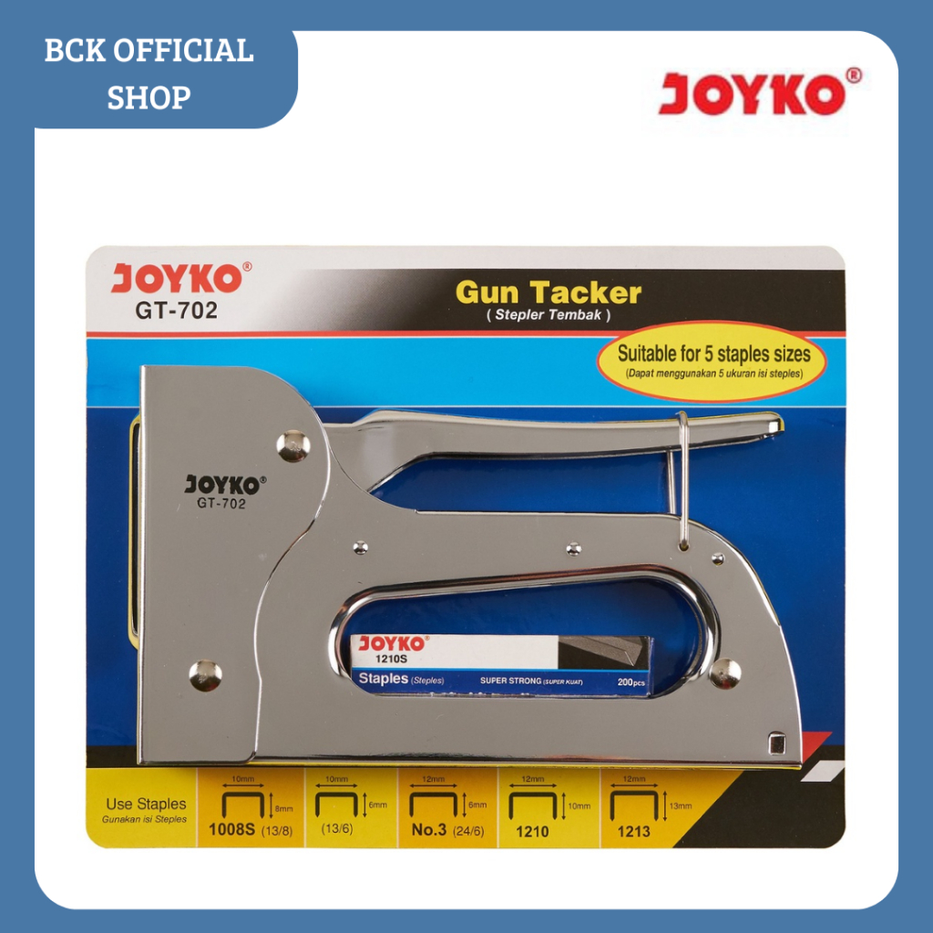 

Gun Tacker Stepler Tembak GT-702 Joyko (PCS)