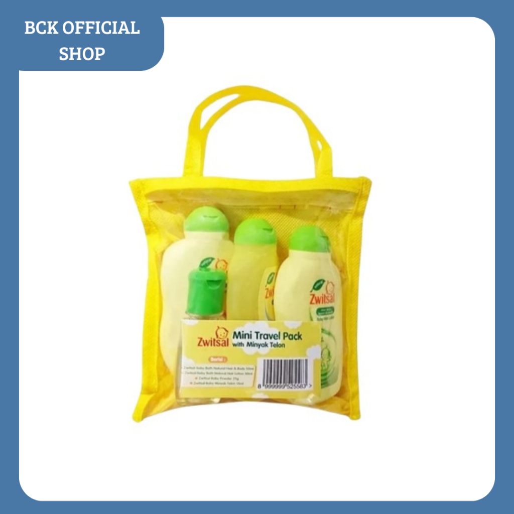 Zwitsal Baby Mini Travel Pack Paket Perlengkapan Mandi Bayi Newborn Shampoo (SET)
