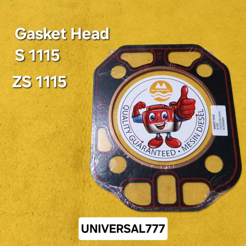 S1115 ZS1115 Gasket Cylinder Head Paking Packing Silinder Kop S ZS 1115 Perpak Pak Dexel Deksel Dies