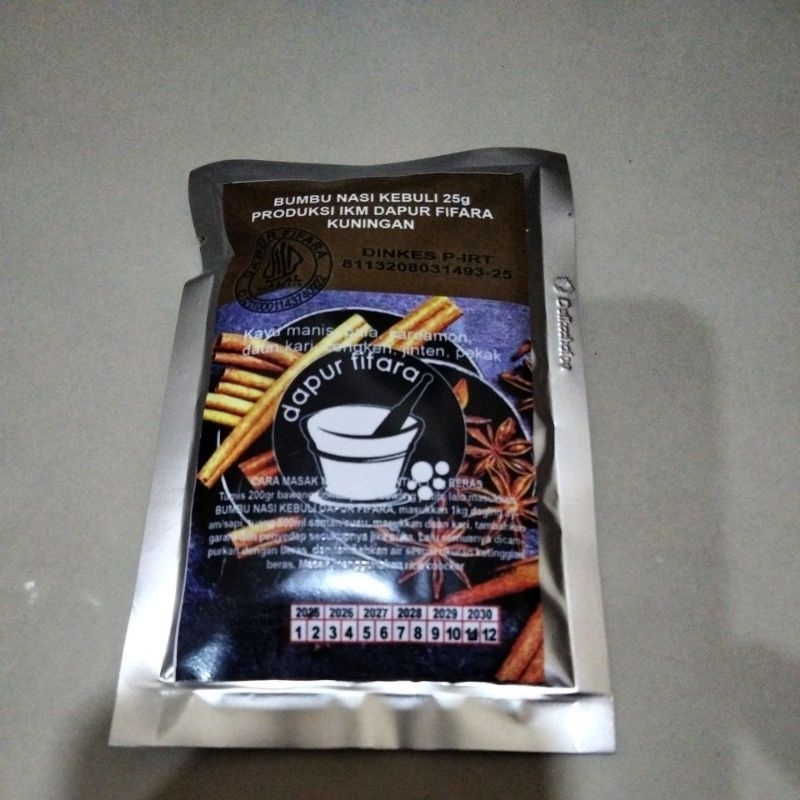 

BUMBU NASI KEBULI DAPUR FIFARA 25 GRAM