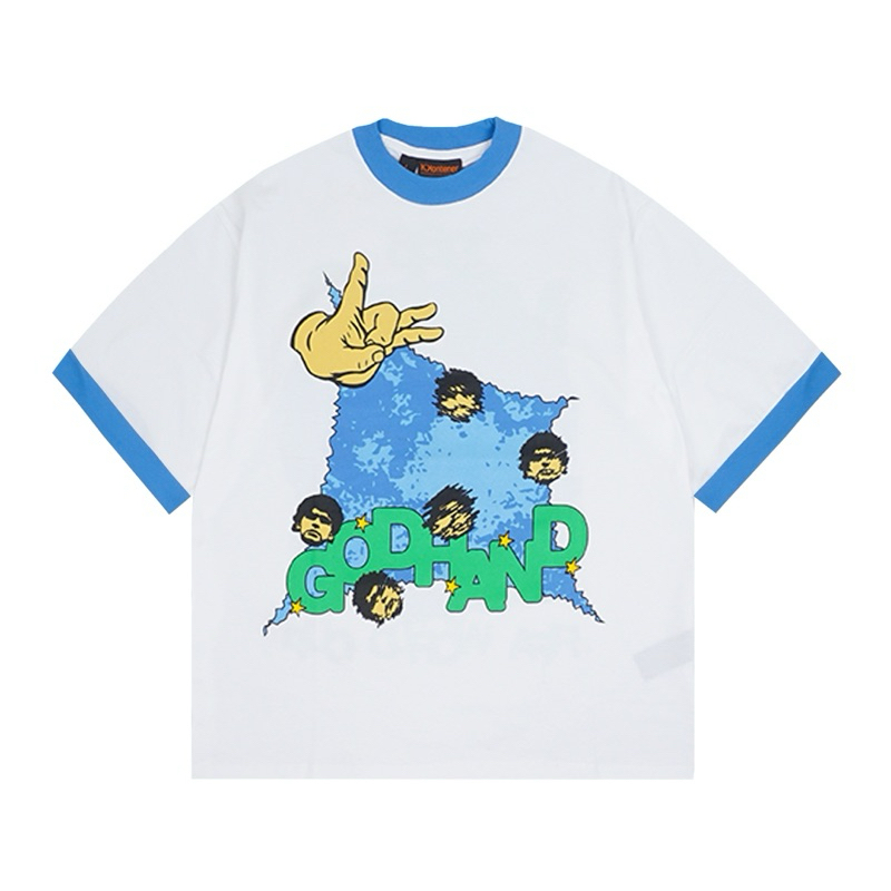 KKONTENER MARADONA “GOD HAND” TSHIRT WITHE // kaos cewek&cowok