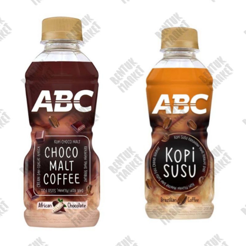 

ABC Kopi Chocomalt 200ml / ABC Kopi Susu Pet 200ml / Kopi Instan