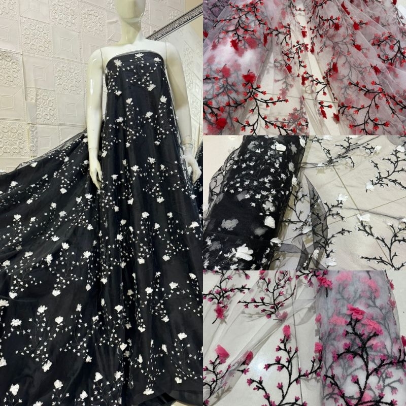 Tile 3D, tile sakura, kebaya 3D tile bunga 3D.tile bunga sakura. tile garden 3D