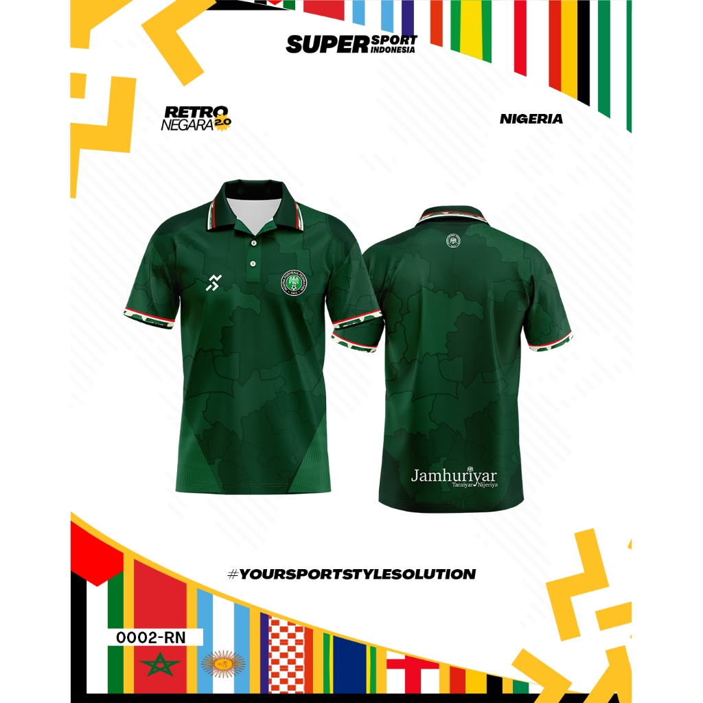 Retro Jersey Nigeria - Exclusive Design