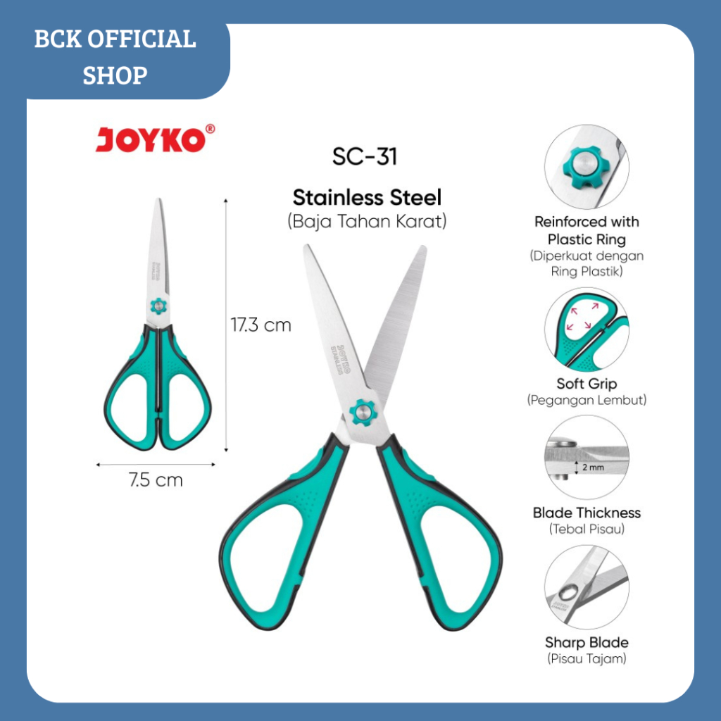

Gunting Scissors Joyko SC-31 (PCS)