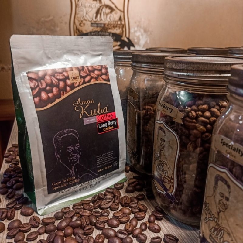 

Aman Kuba Coffee Arabika Gayo Long Berry