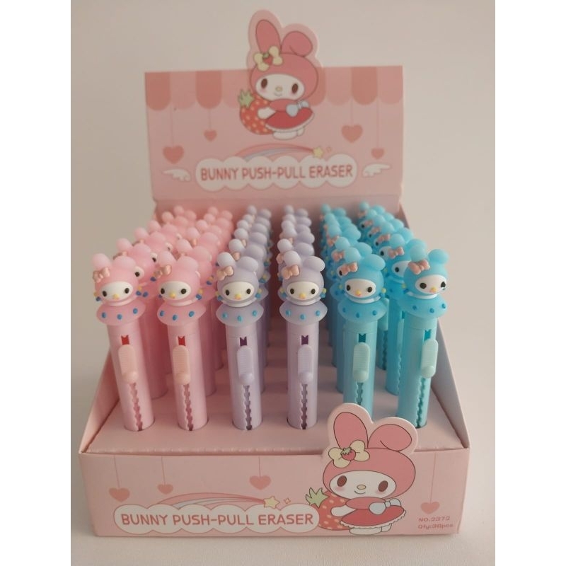 

Penghapus Stick My Melody/Penghapus Mekanik Melody/Push Pull Eraser