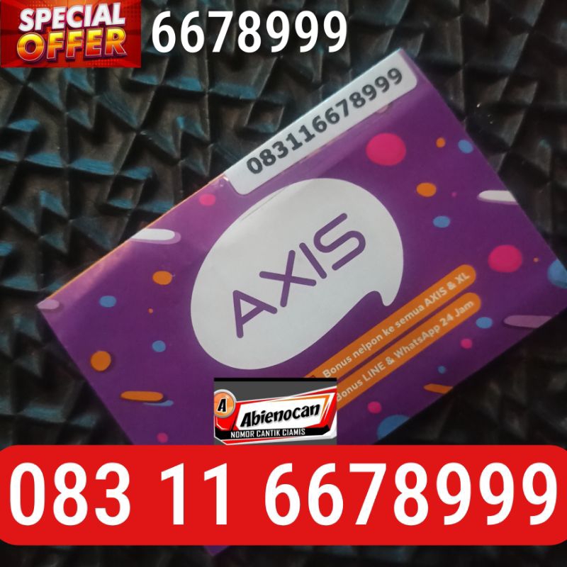 Kartu Perdana Axis Nomor Cantik Perdana Axis