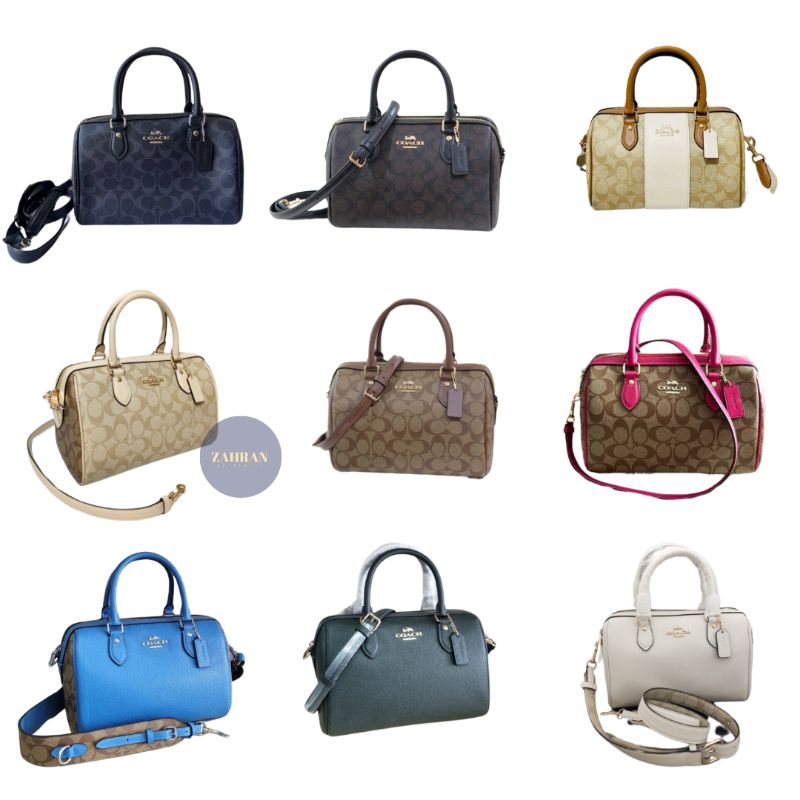 TAS BRANDED WANITA COACH ROWAN SATCHEL SIGNATURE ORIGINAL