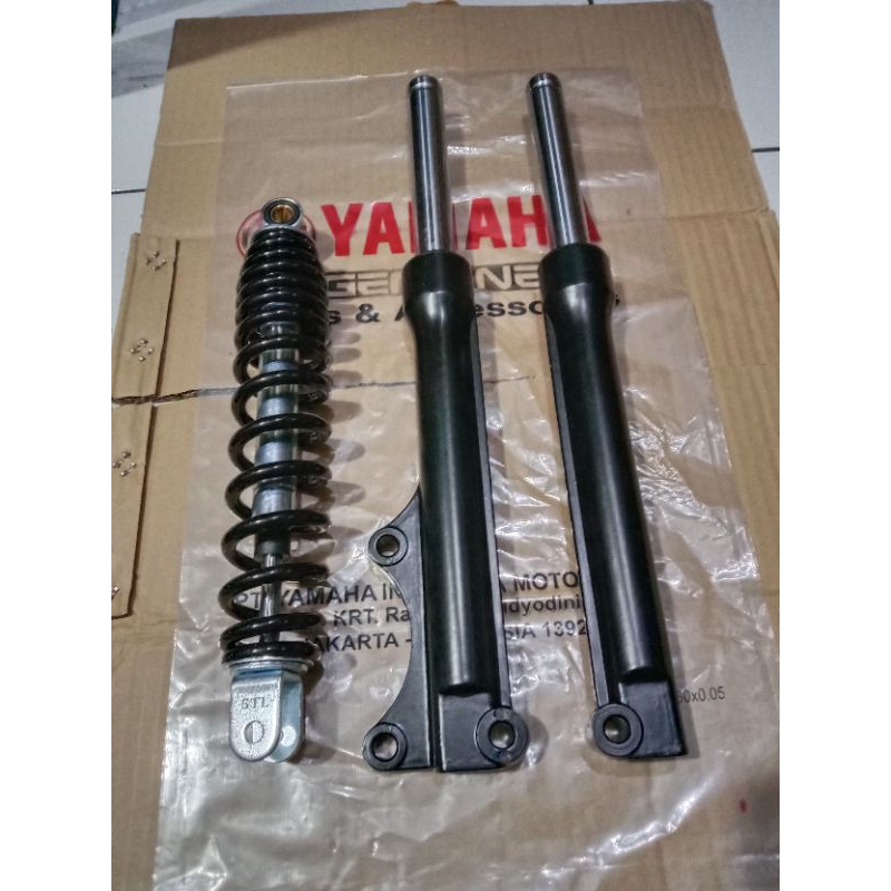 SHOCK MIO J DEPAN BELAKANG KOMPLIT SEPAKET MIO SOUL GT MIO SOUL LAMA MIO SMILE SEPAKET KUALITAS EMPU