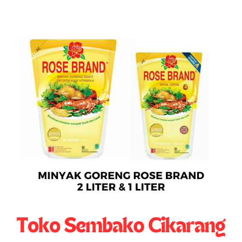 

MINYAK GORENG ROSEBRAND 1L & 2L LITER TOKO SEMBAKO CIKARANG
