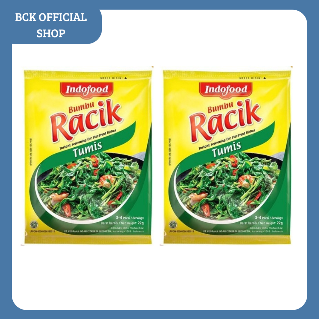 

Indofood Bumbu Racik Sayur Tumis 5x22gr