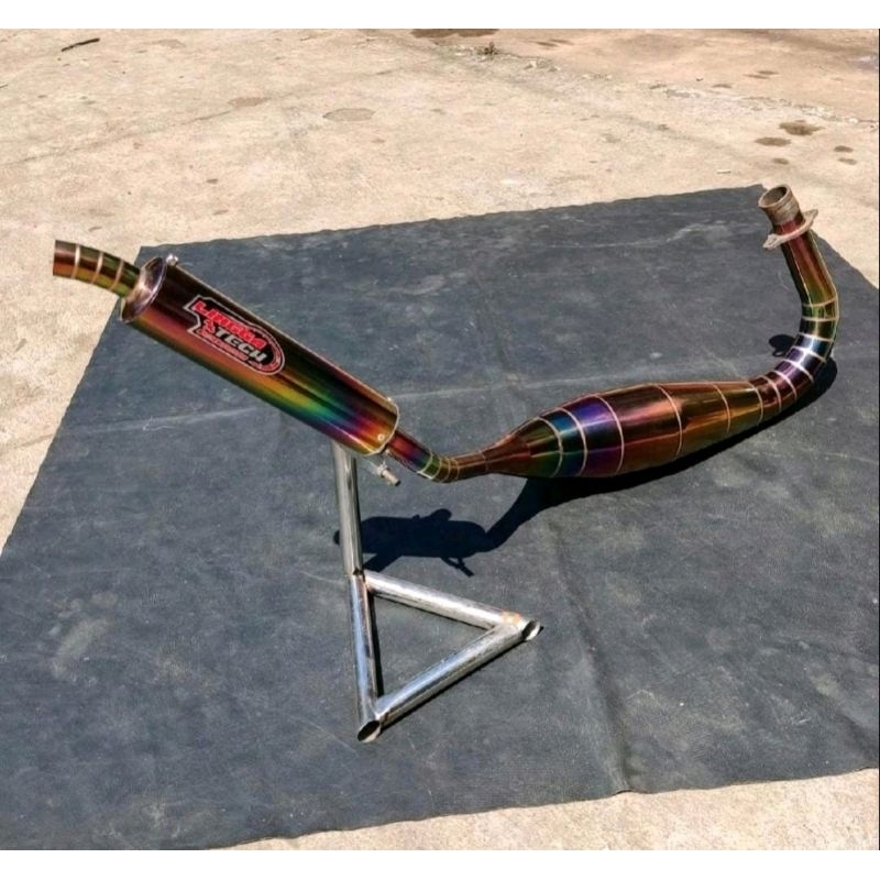 KNALPOT RX KING KOLONG PDK REPSOL FULL PELANGI