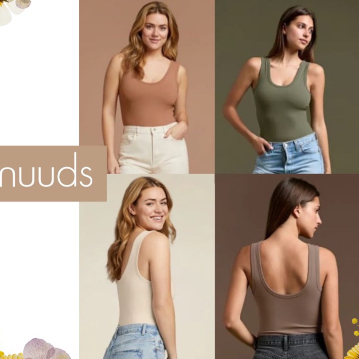 HJ6 NUUDS Seamless Scoop Neck Thong Bodysuit ETALASE 2
