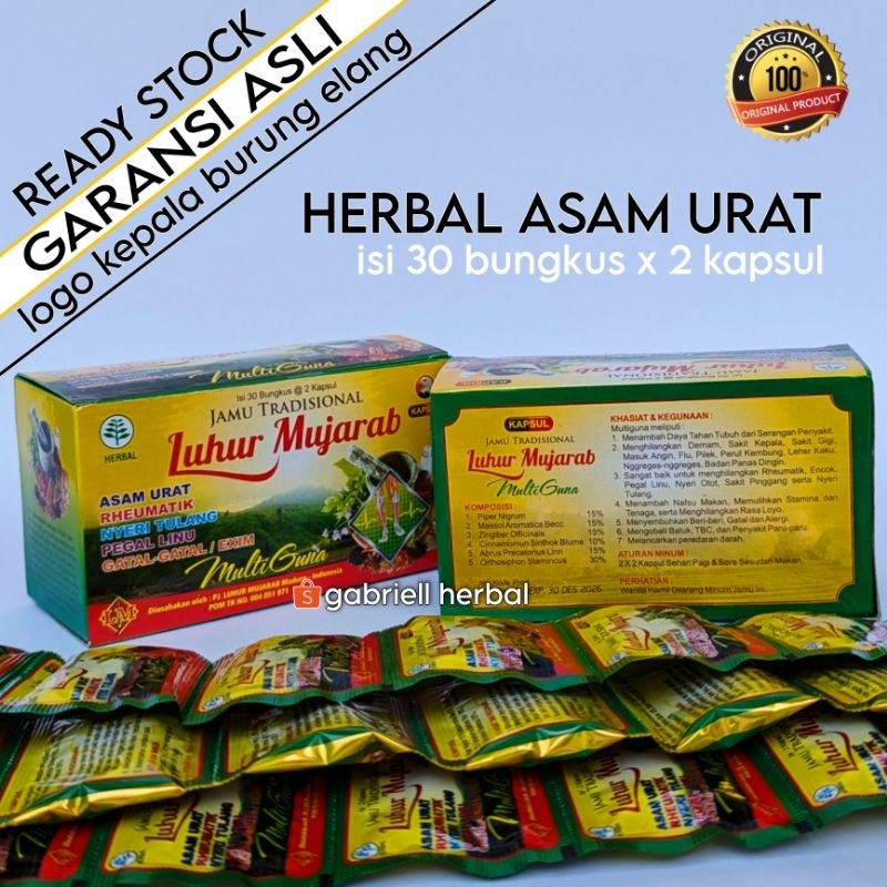 JAMU LUHUR MUJARAB ASLI MANJUR ISI 30