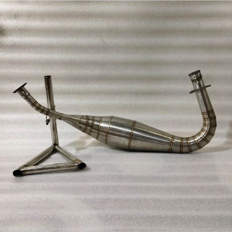 PERUT KNALPOT RX KING KOLONG PDK REPSOL FULL STAINLESS