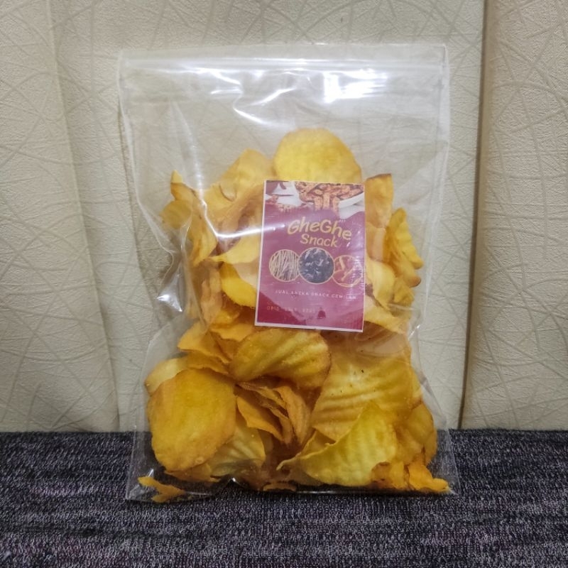 

KERIPIK SINGKONG CHUBA KEJU 150 GR | SNACK CAMILAN KERIPIK ECERAN