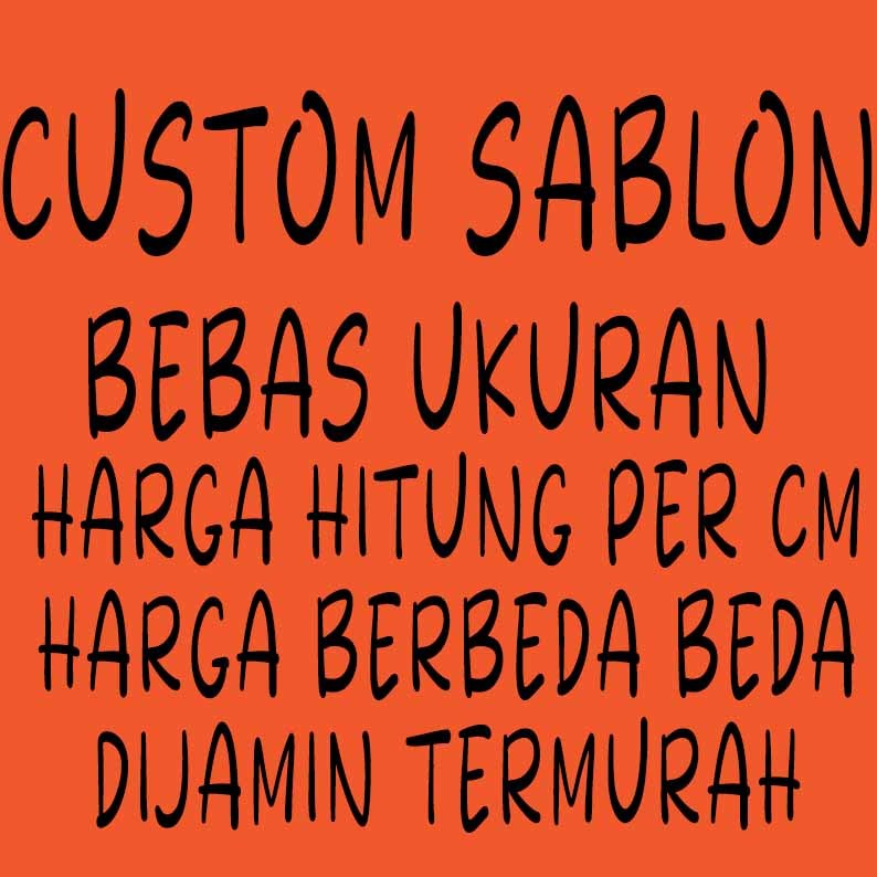 Sablon Custom Foto Jadi Animasi