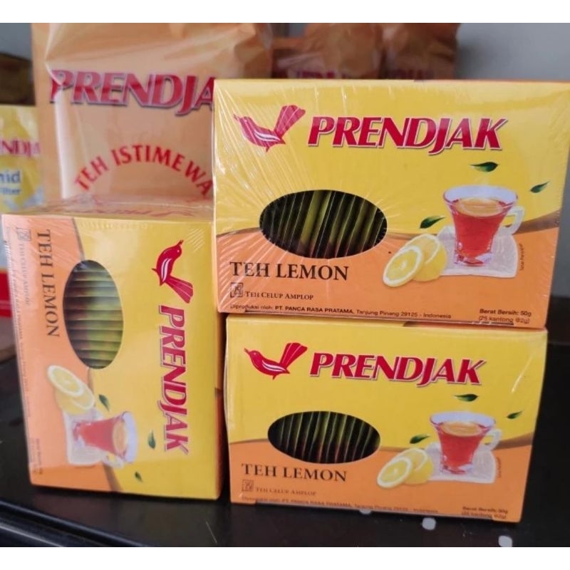 

Prendjak Teh Lemon amplop isi 25 kantong