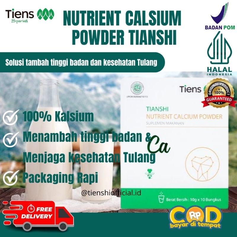 

AMPUH! PENINGGI BADAN | TIENS SUSU KALSIUM NHCP ORIGINAL BPOM