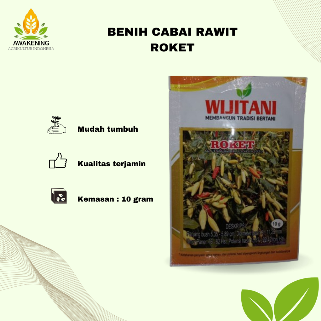 BENIH CABE/CABAI RAWIT ROKET 10GRAM