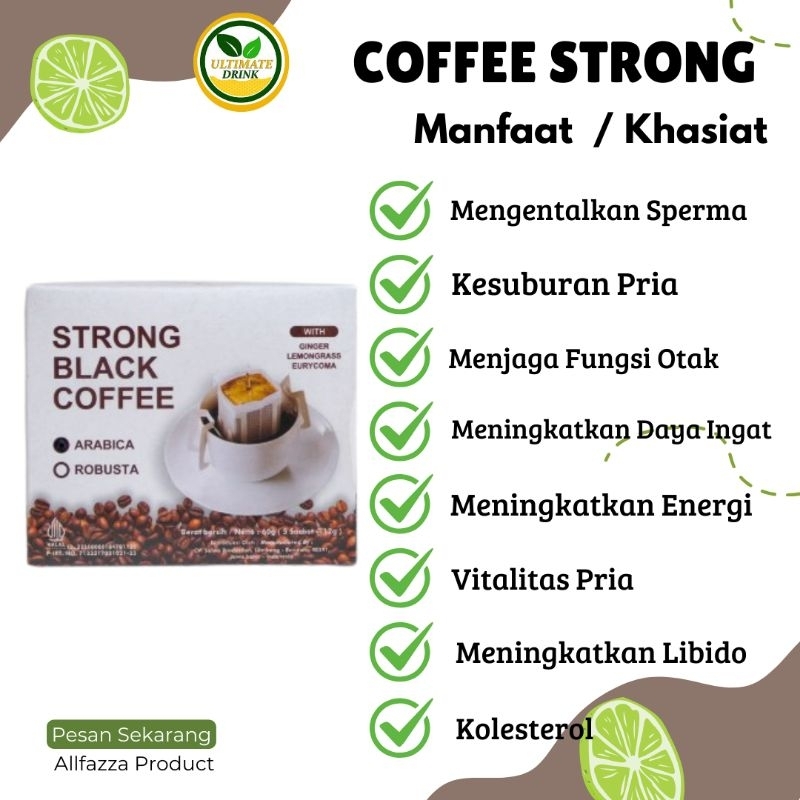 

Strong Black Coffee Arabica Original