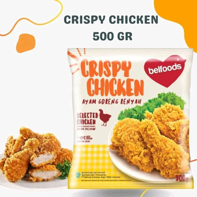 

Belfoods Ayam Goreng Crispy 500 Gram