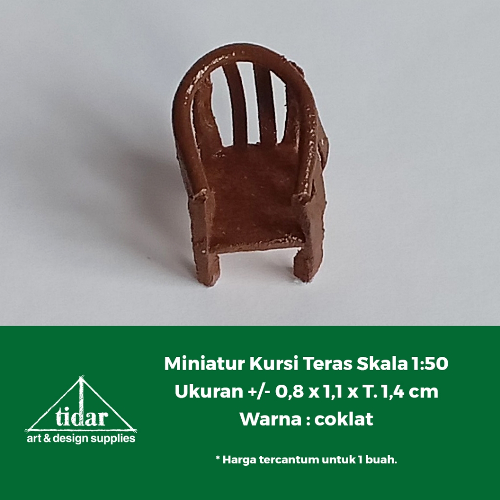 

[MR] MH - Miniatur Kursi Teras Skala 1:50 - Maket Bangku Betawi - Kursi Santai