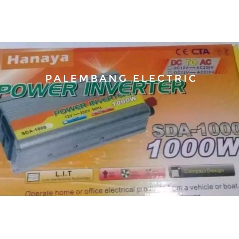 Power inverter pengubah arus DC ke AC DC to AC 1000 watt 1000watt harga grosir