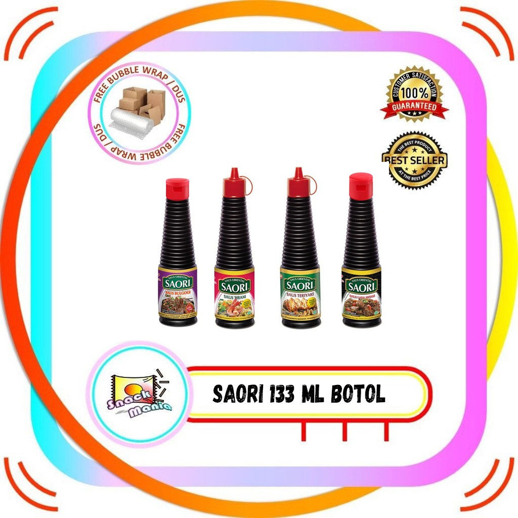 

SAORI Saus Teriyaki | Saos Tiram ~ 133 ml Oyster Sauce