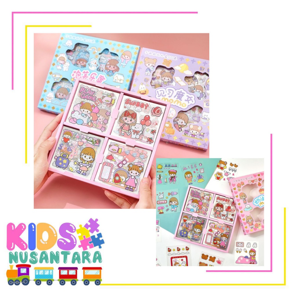

KN319 Sticker Momo Waterproof Isi 100 Lembar Per Box