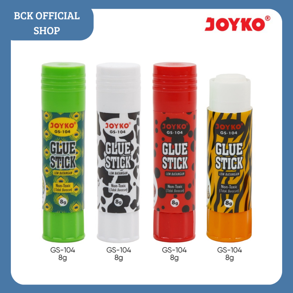 

Glue Stick Lem Batang GS-104 Animal KIngdom 8gr Joyko (PCS)