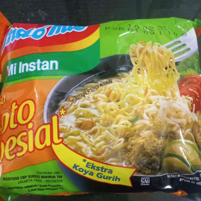 

Mie Indomie Rasa Soto Spesial