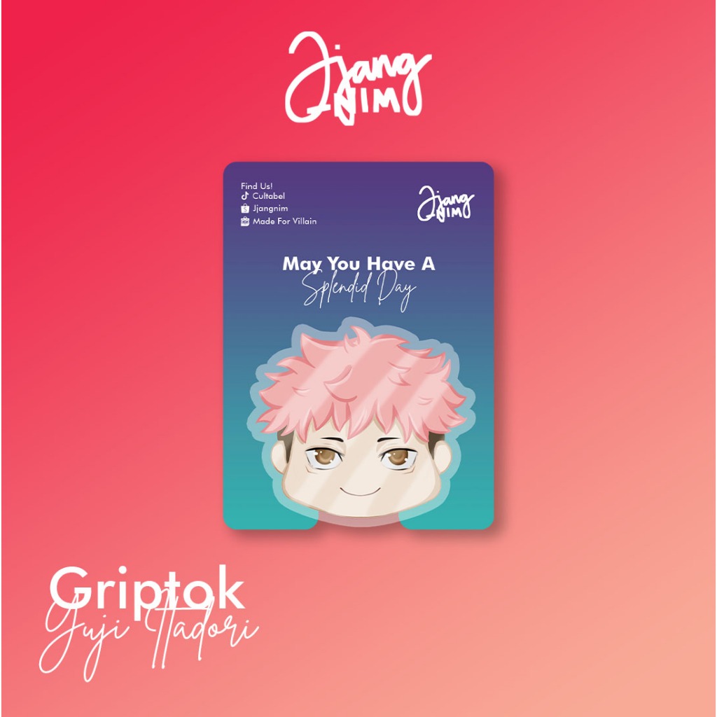 Griptok Popsocket Yuji Itadori Jujutsu Kaisen