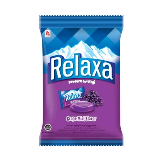 

GRAPE MINT Permen Relaxa 1 bag isi 50 pcs