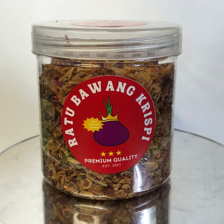 

BAWANG GORENG PREMIUM 150GR ASELI 100% BAWANG BREBES