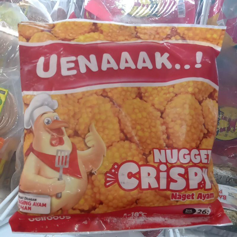 

Belfood uenak nugget crispy 265g